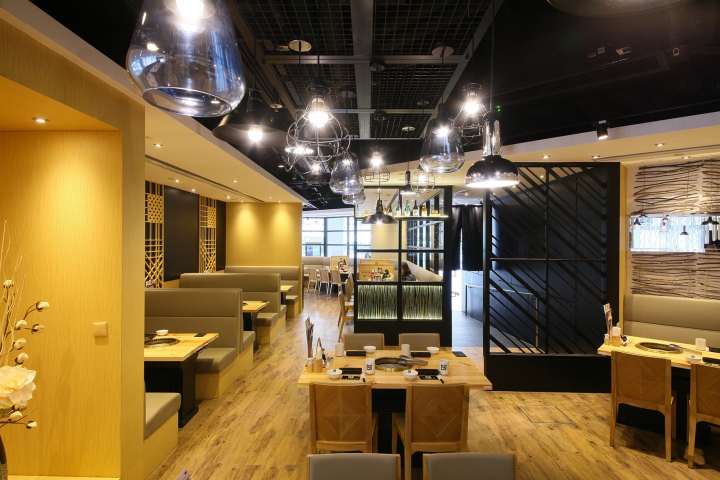 簡約日式燒烤店裝修設(shè)計-第5張圖片-上海古都建筑設(shè)計集團